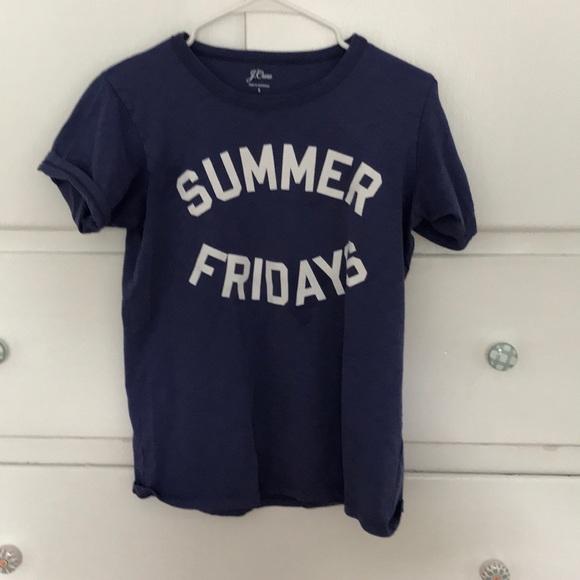 j crew summer fridays t shirt 